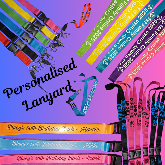 Personalised Lanyard (1.5cm Wide)